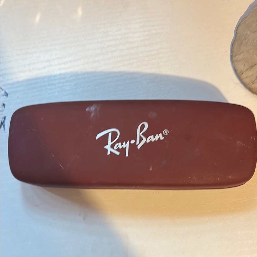 Ray-Ban Red Glasses Case